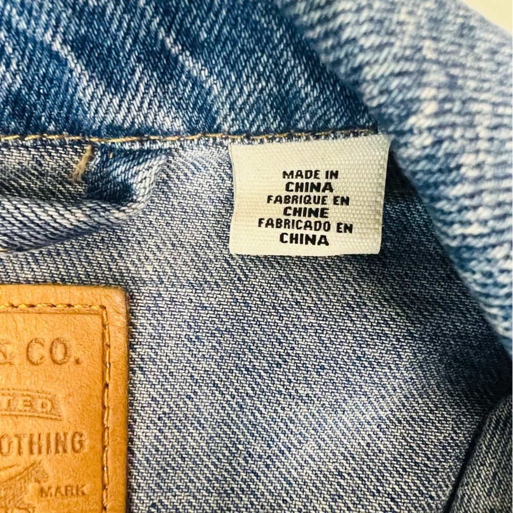 Levis Premium Denim Trucker Jacket Size M - Picture 6 of 9